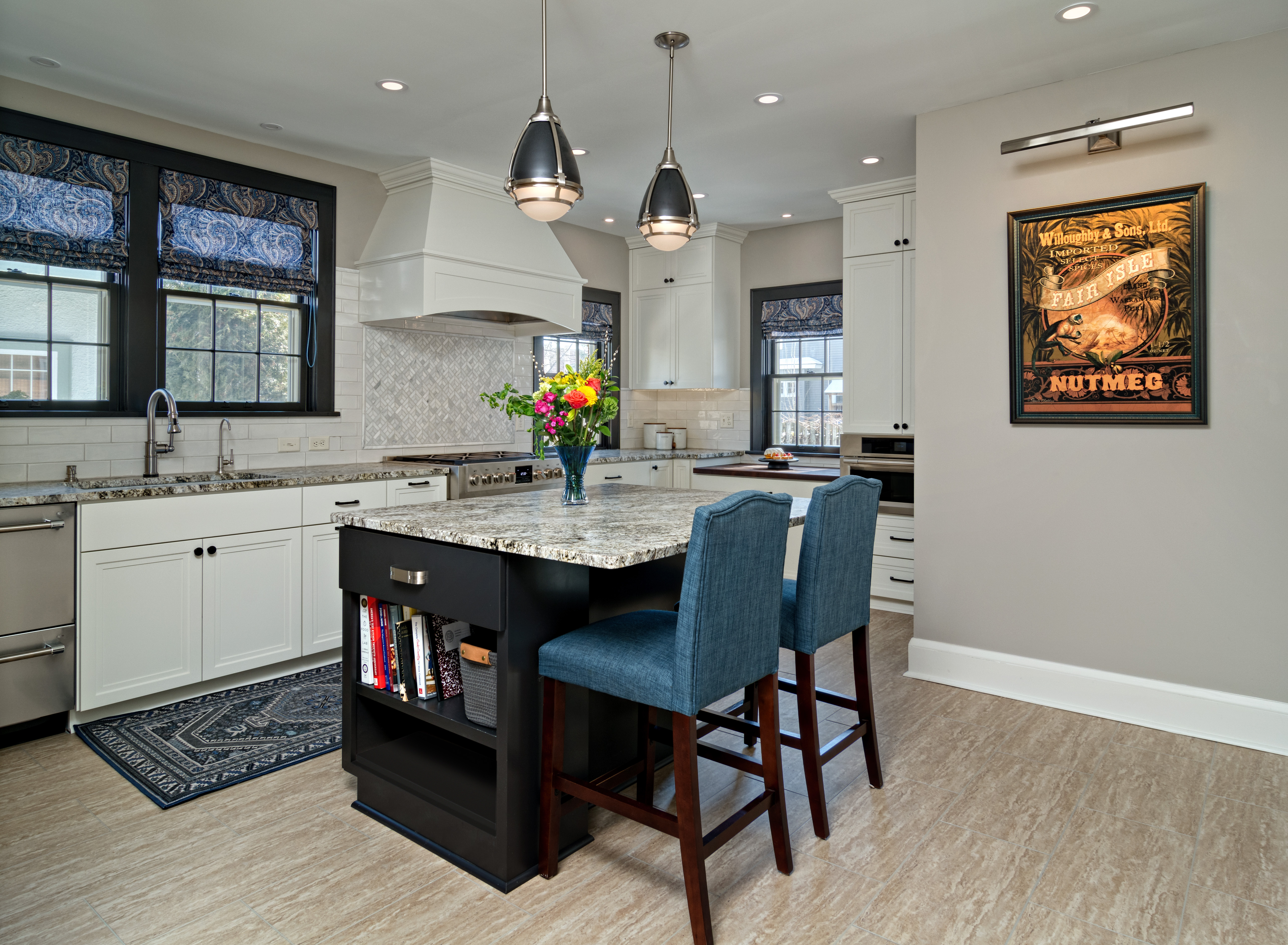 Tangletown kitchen prep and staging zone
